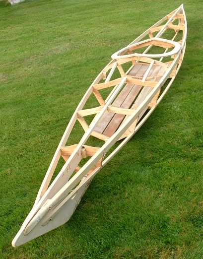 finish
ed kayak frame